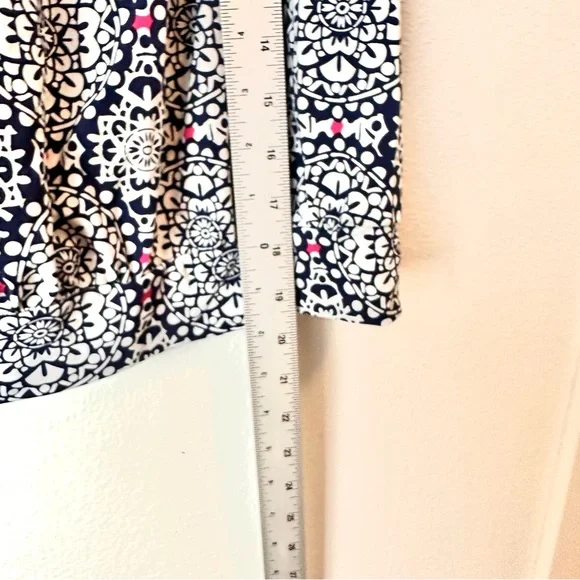 Lands’ End Patterned Blue White Tankini Swim sz 4 - Picture 10 of 10